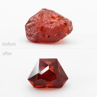 3.55ct Spessartite Garnet Fancy Shield