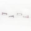 4x2x1.5 to 8x4x2 Morganite Tapered Baguettes