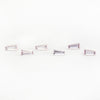 4x2x1.5 to 8x4x2 Morganite Tapered Baguettes