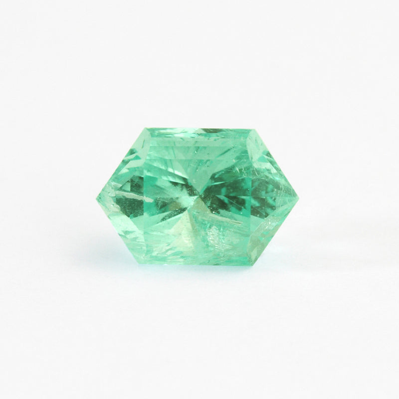 1.74ct Neon Green Beryl Hexagon