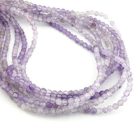4mm Amethyst Round Bead Strands