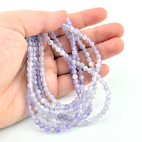 4mm Amethyst Round Bead Strands