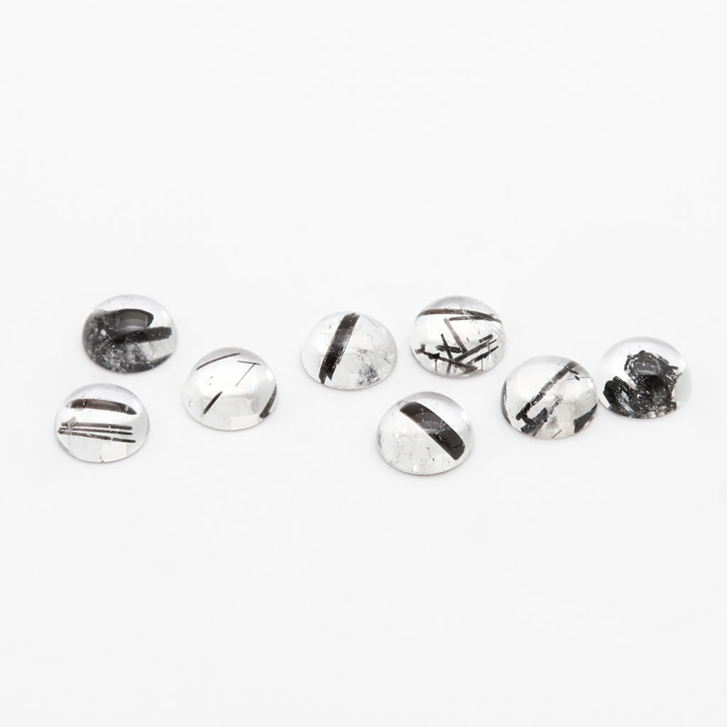4mm Tourmalated Quartz Round Cabs