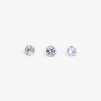 1.3 to 2.25mm White Spinel Rounds