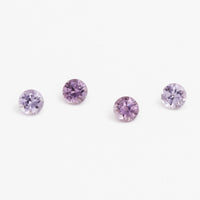 1.3 to 3.5mm Grey-Lavender Spinel Rounds