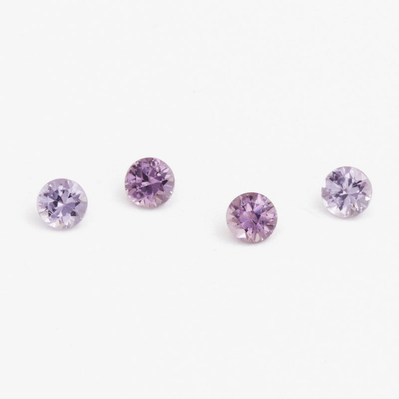 1.3 to 3.5mm Grey-Lavender Spinel Rounds