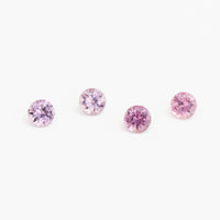 1.3 to 3.5mm Grey-Pink Spinel Rounds