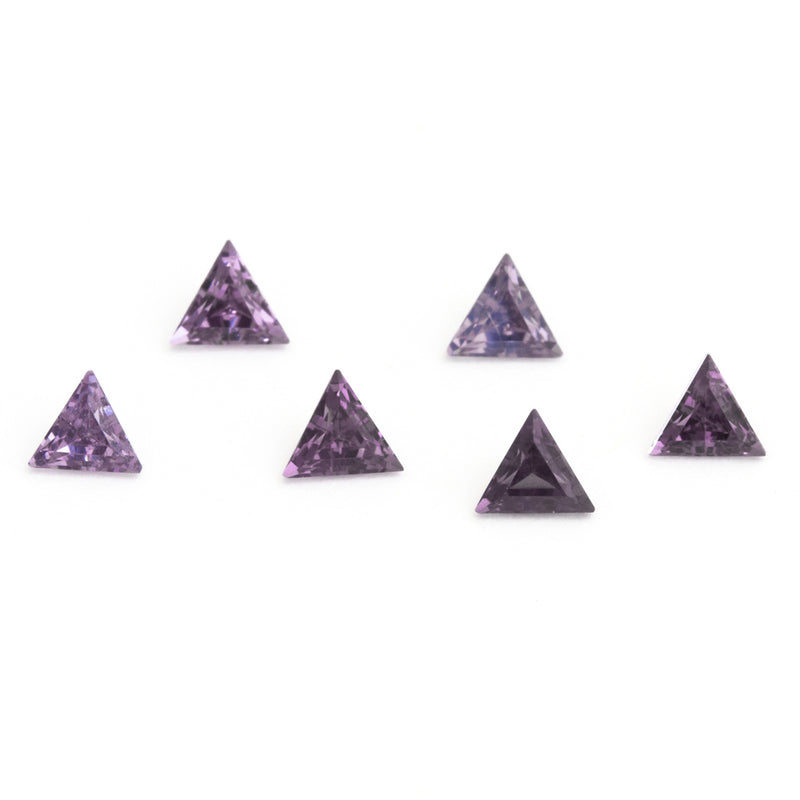 3mm Grey-Lavender Spinel Triangles