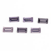 4x2 to 5x2.5mm Grey-Lavender Spinel Baguettes