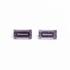 4x2 to 5x2.5mm Grey-Lavender Spinel Baguettes