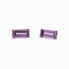 4x2 to 5x2.5mm Grey-Lavender Spinel Baguettes