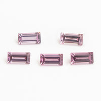 4x2 to 5x2.5mm Grey-Pink Spinel Baguettes