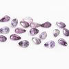 3x2mm Grey-Lavender Spinel Pears