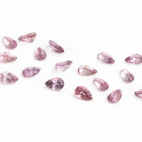 3x2mm Grey-Pink Spinel Pears