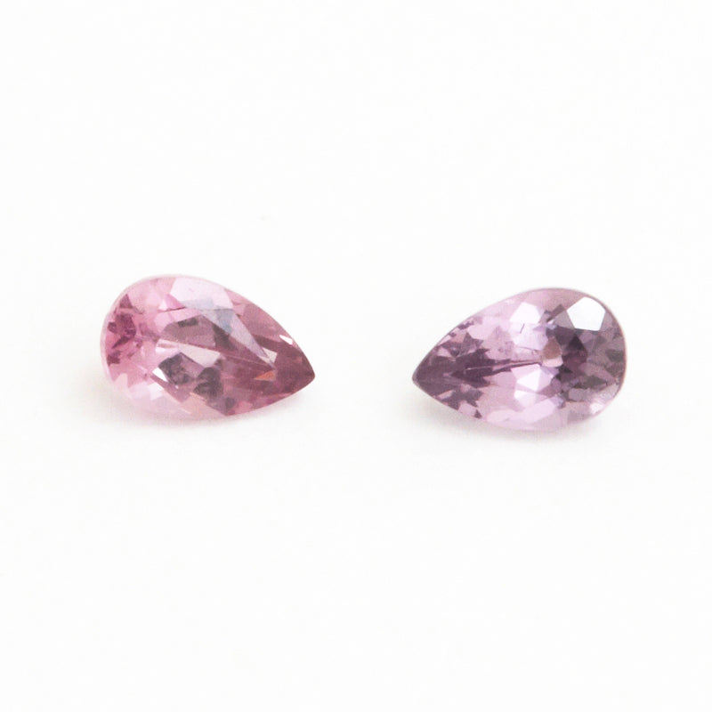 3x2mm Grey-Pink Spinel Pears