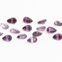 4x2.5 to 6x4mm Grey-Lavender Spinel Pears