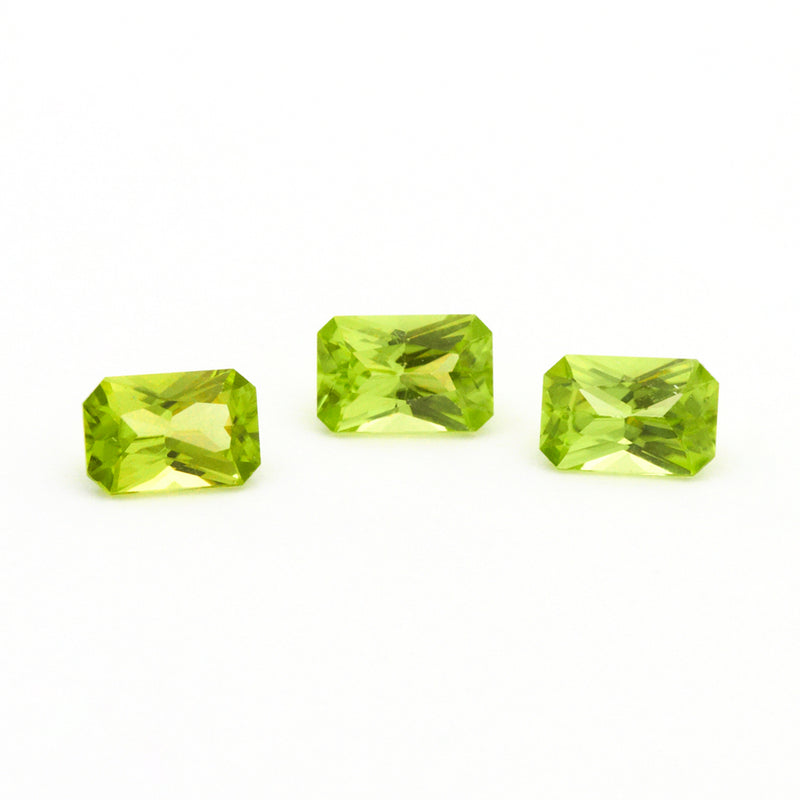 5x3 to 8x6mm Mesa Verde® Peridot Brilliant Emerald Cuts