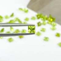 3 to 7mm Mesa Verde® Peridot Princess Cuts