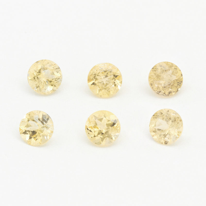 4 to 5mm Golden Imperial Topaz Rounds