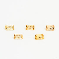 5x3 to 7x5mm Golden Imperial Topaz Brilliant Emerald Cuts