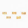 5x3 to 7x5mm Golden Imperial Topaz Brilliant Emerald Cuts