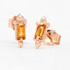 Customizable 4x2mm Baguette ColorKissed™ Stud Earrings No. 19330