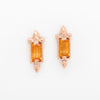 Customizable 4x2mm Baguette ColorKissed™ Stud Earrings No. 19330
