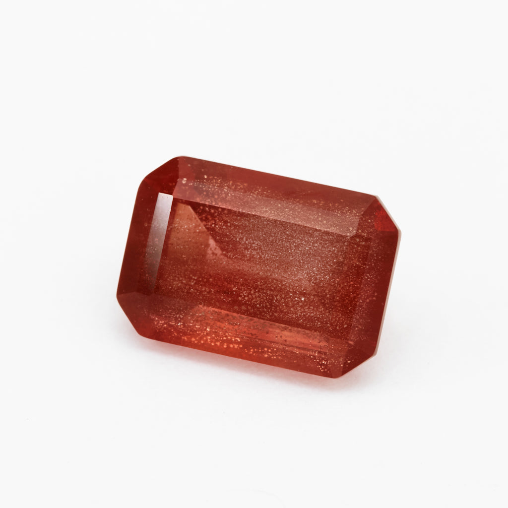 2.20ct Red Oregon Sunstone Emerald Cut