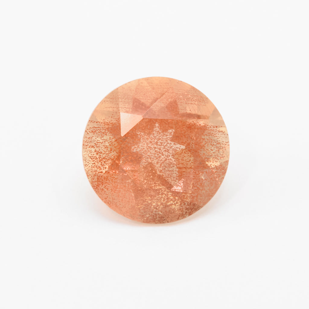 3.49ct Peach Oregon Sunstone Round