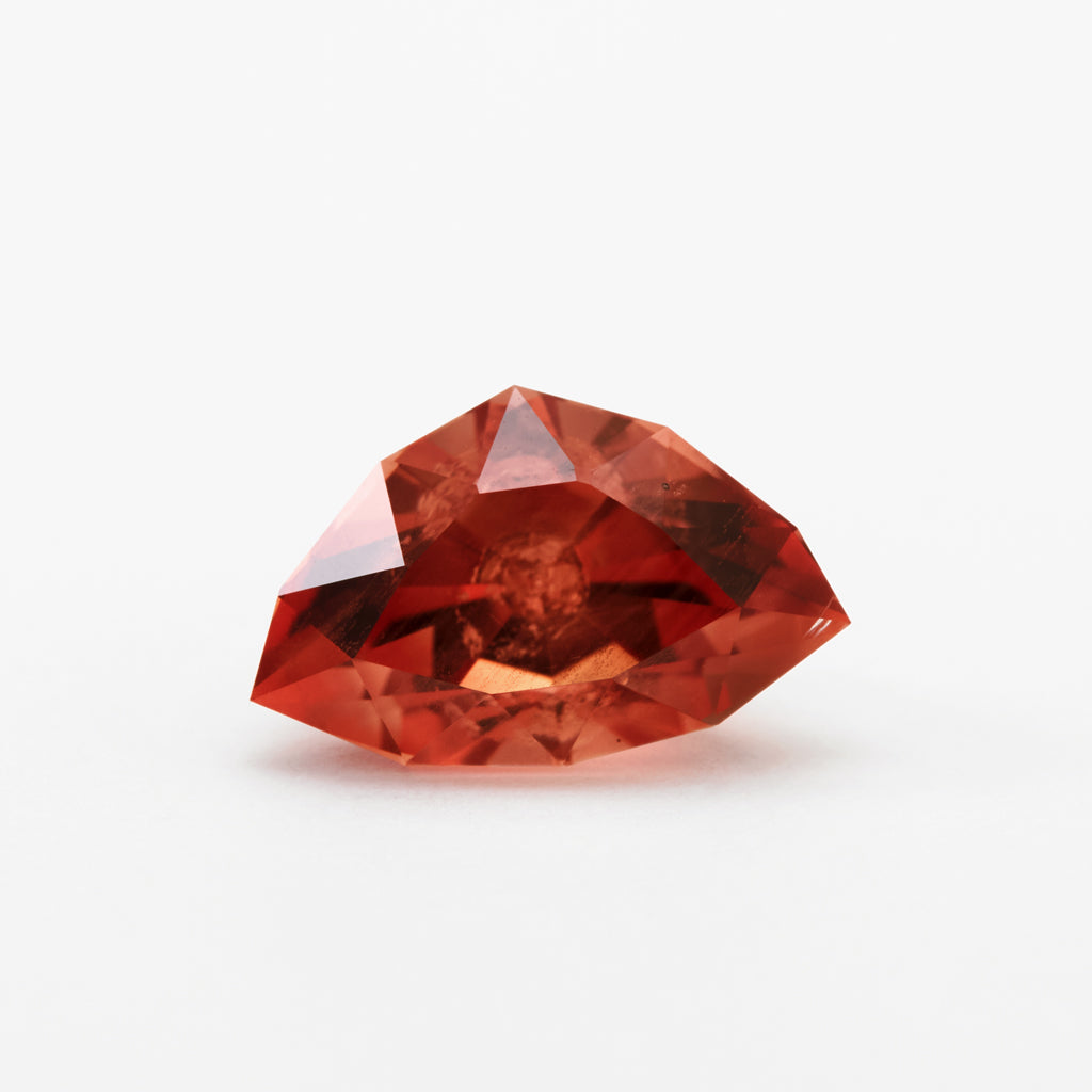 2.36ct Red Oregon Sunstone Modified Trillion