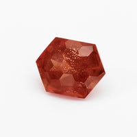 2.24ct Red Oregon Sunstone Honeycomb Hexagon