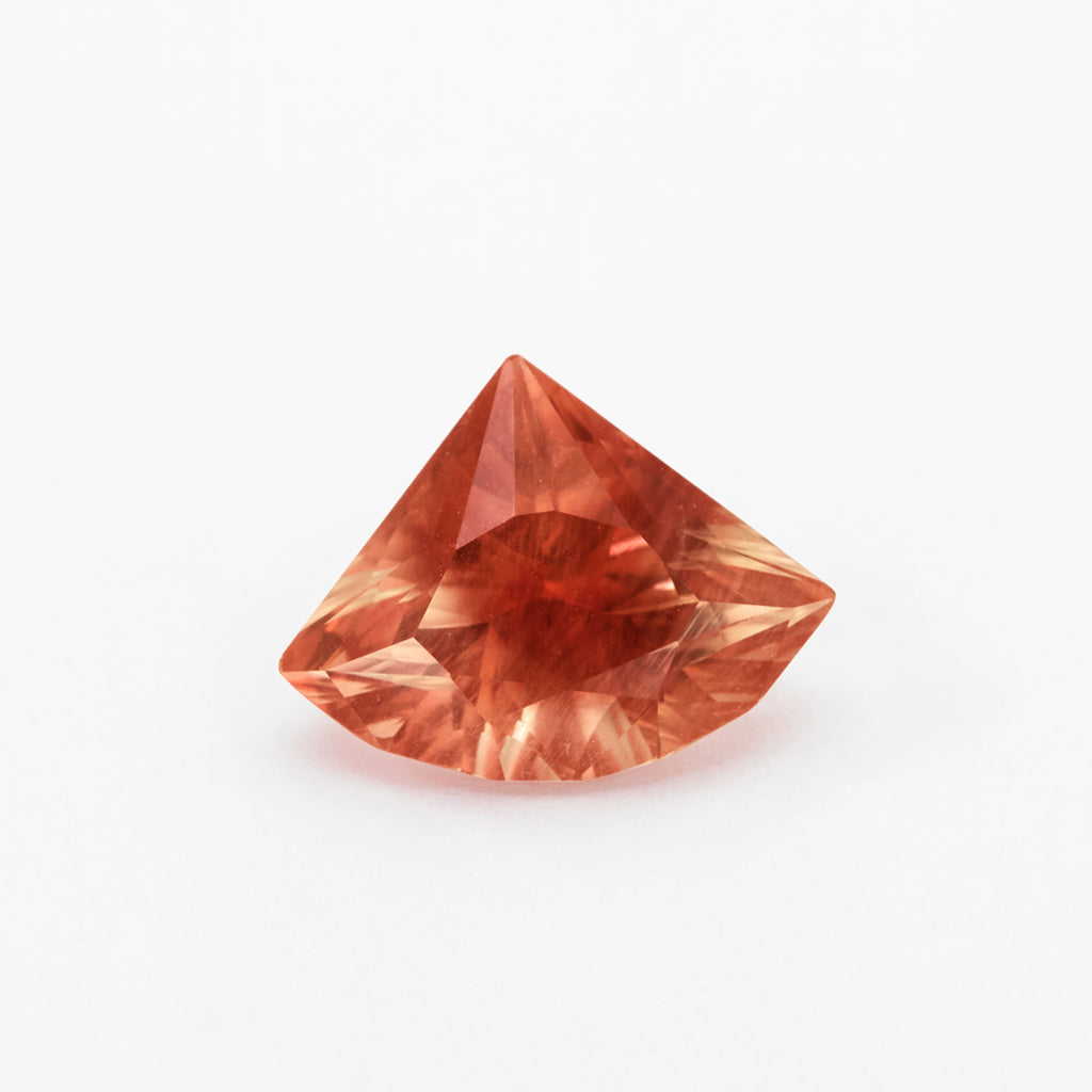 2.05ct Red Oregon Sunstone Fancy Fan