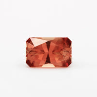 1.65ct Red Oregon Sunstone Barion Emerald Cut