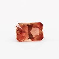 1.65ct Red Oregon Sunstone Barion Emerald Cut