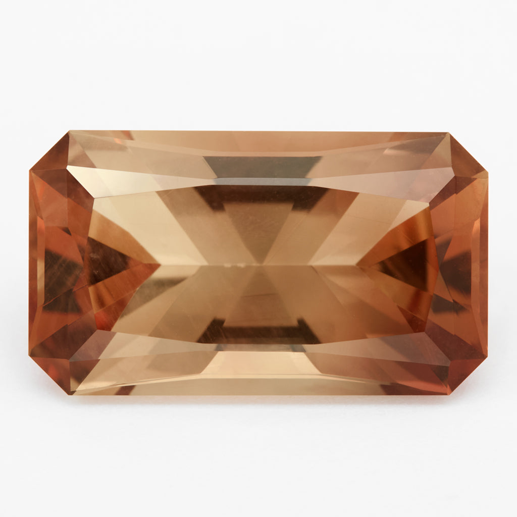 15.37ct Oregon Sunstone Barion Emerald Cut