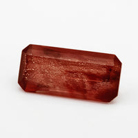 5.60 Deep Red Oregon Sunstone Roll Top Emerald Cut