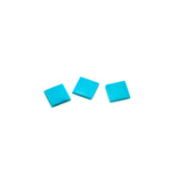 5.75mm Arizona Turquoise Square Cabs