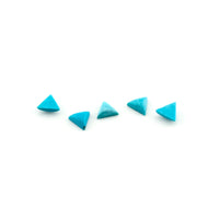 4mm Arizona Turquoise Pointed Triangle Cabs