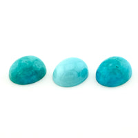 6x4 to 14x10mm Arizona Turquoise Oval Cabs