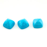 8mm Arizona Turquoise Sugarloaf Cabs