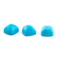 8mm Arizona Turquoise Sugarloaf Cabs