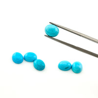 6x4 to 14x10mm Arizona Turquoise Oval Cabs