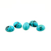 8x6mm Arizona Stabilized Turquoise Oval Cabs