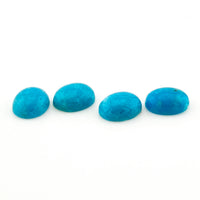 9x7 to 10x8mm Arizona Stabilized Turquoise Oval Cabs