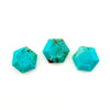 10mm Arizona Stabilized Turquoise Hex Tablets™