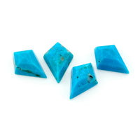 12x9 to 14x10mm Arizona Stabilized Turquoise Rose Cut Kites