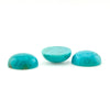 11.6mm Arizona Stabilized Turquoise Round Cabs