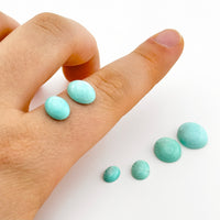 7x5 to 18x13mm Mexican Turquoise Oval Cabs