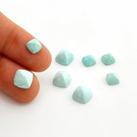 6 to 10mm Mexican Turquoise Sugarloaf Cabs