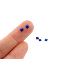 3mm Chilean Lapis Square Cabs